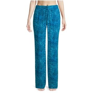 Green Dragon Teal Swim Coverup Pants